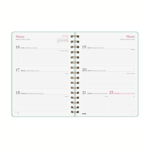 (Catalán) Agenda 2026 Espiral A5 Finocam | Semana vista