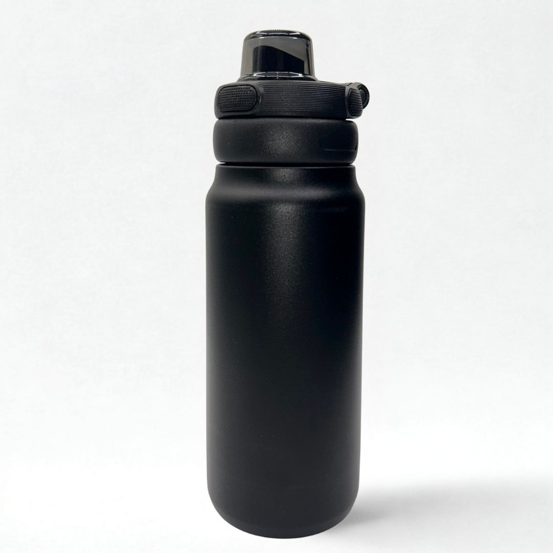 Botella Aurea Sport 750 ml con tapa de apertura rápida Black