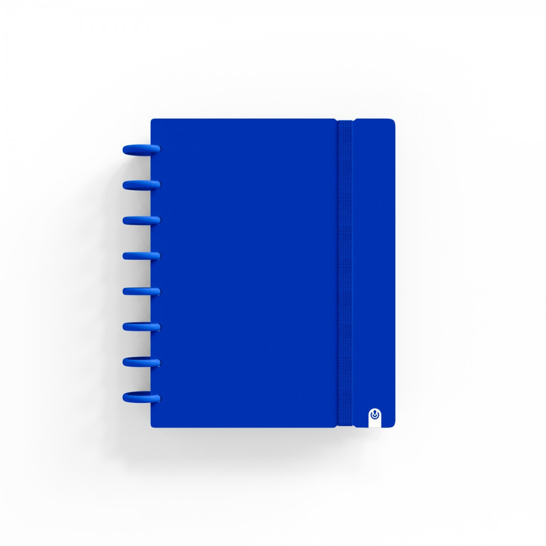 Cuaderno Carchivo Ingeniox A5 cuadriculado con tapa resistente color azul