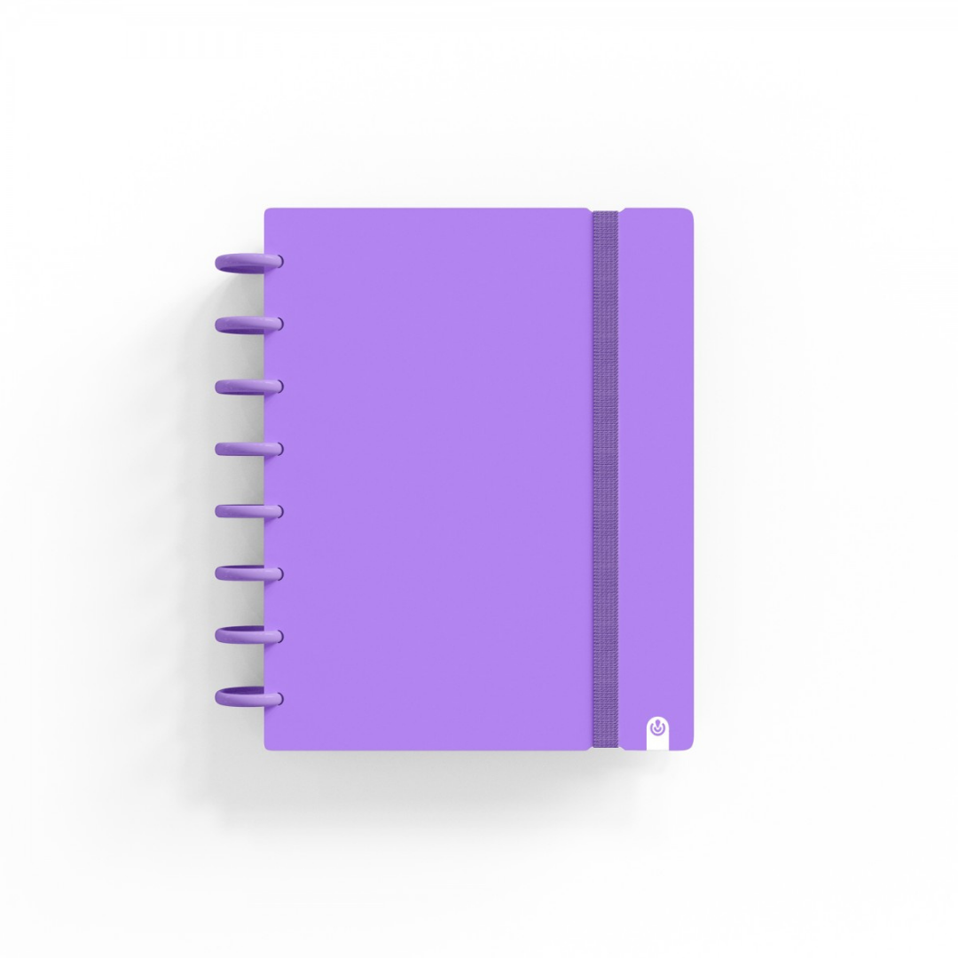 Cuaderno Carchivo Ingeniox A5 cuadriculado con tapa resistente color violeta