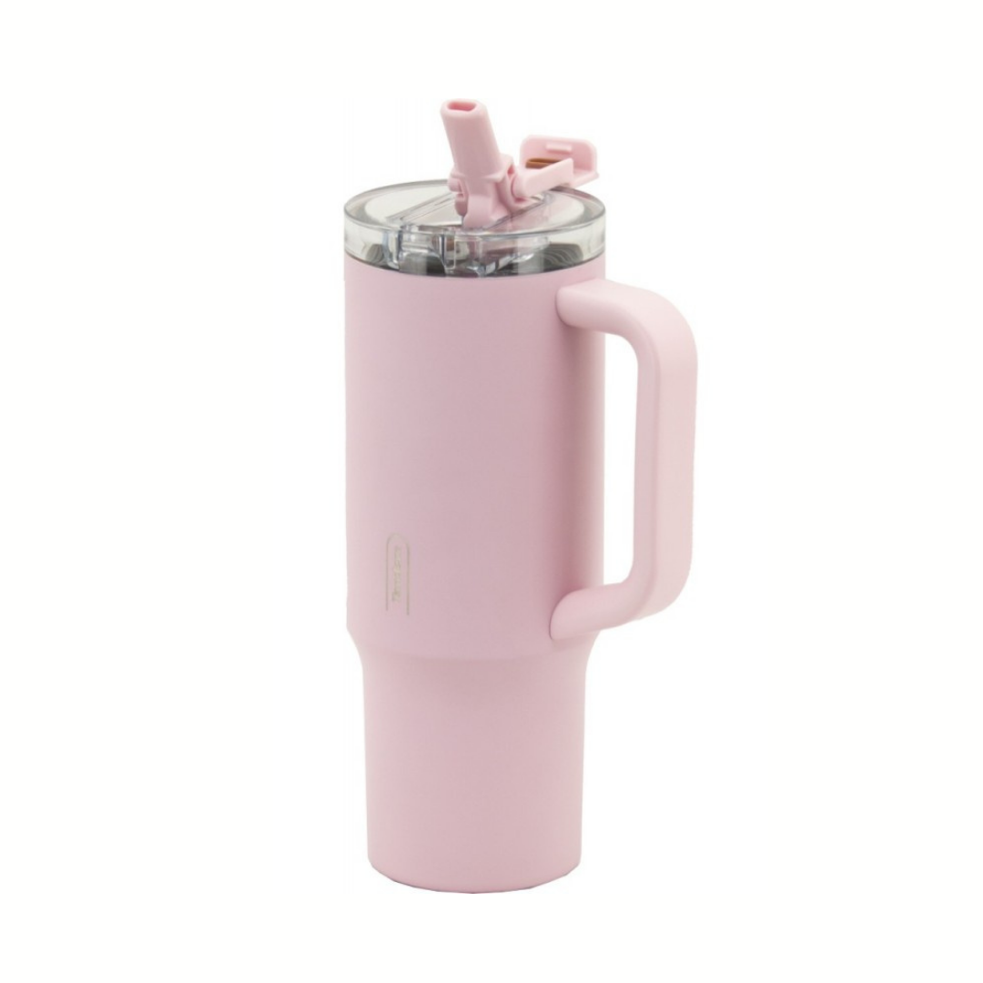 Detalle de tapa libre de BPA en taza térmica Tandem 1 L