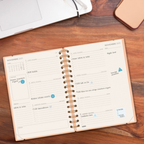 Interior agenda HAIKU mensual con habit tracker