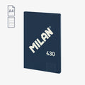 Libreta MILAN A4 encolada líneas 7 mm color Azul 1918
