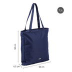 Medidas Tote bag MILAN con cremallera colección 430 color azul