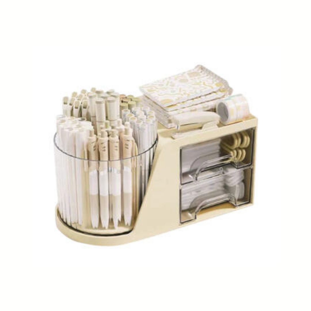 Organizador-giratorio-2-cajones-beige