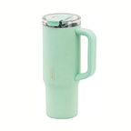 Taza térmica Tandem 1 L con asa y tapa hermética color mint