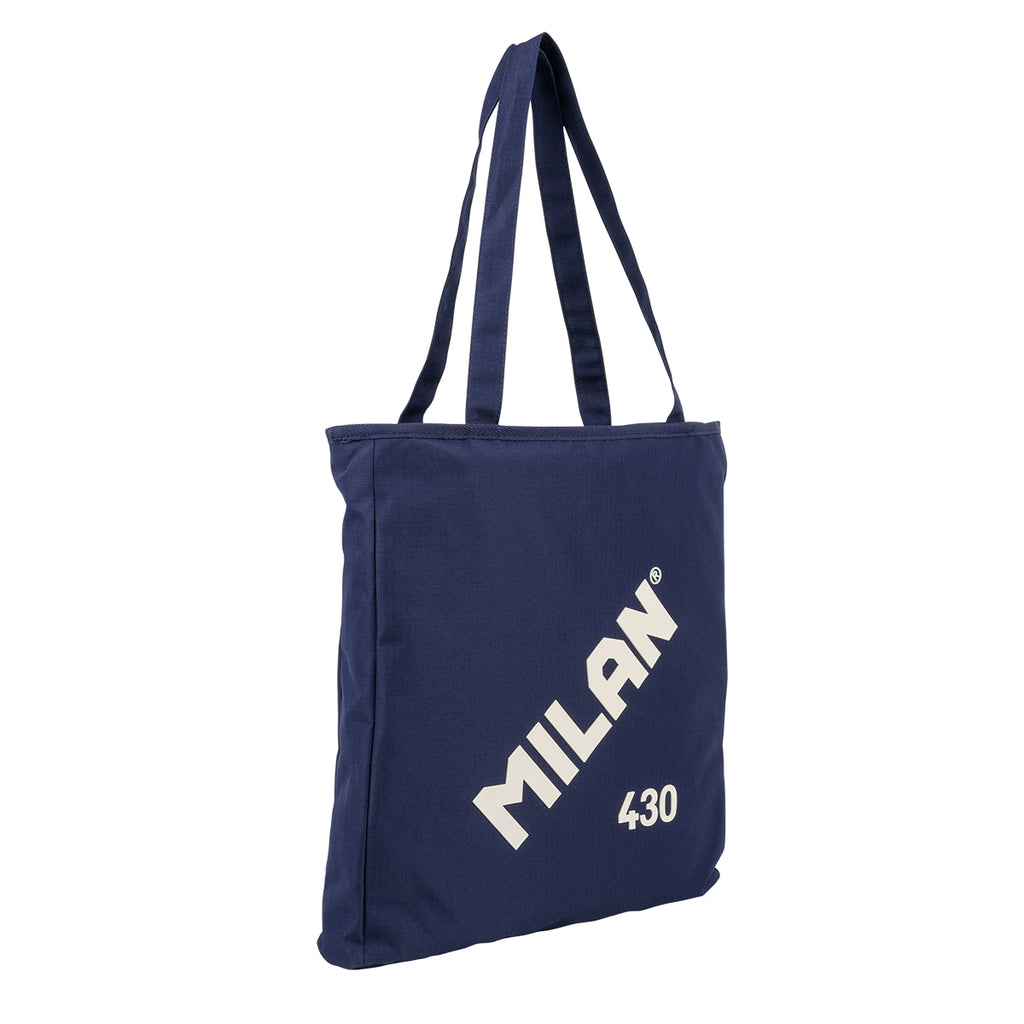 Tote bag MILAN con cremallera colección 430 color azul