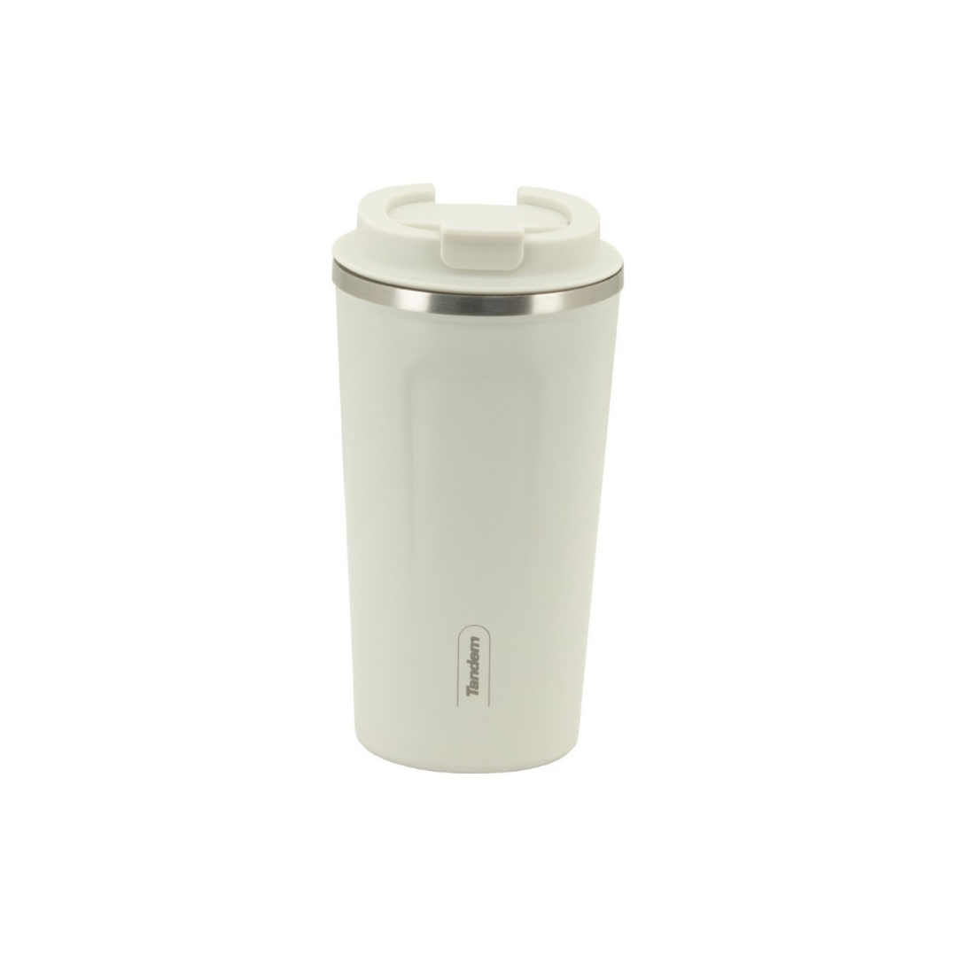 Vaso térmico Tandem 510 ml con tapa hermética color blanco