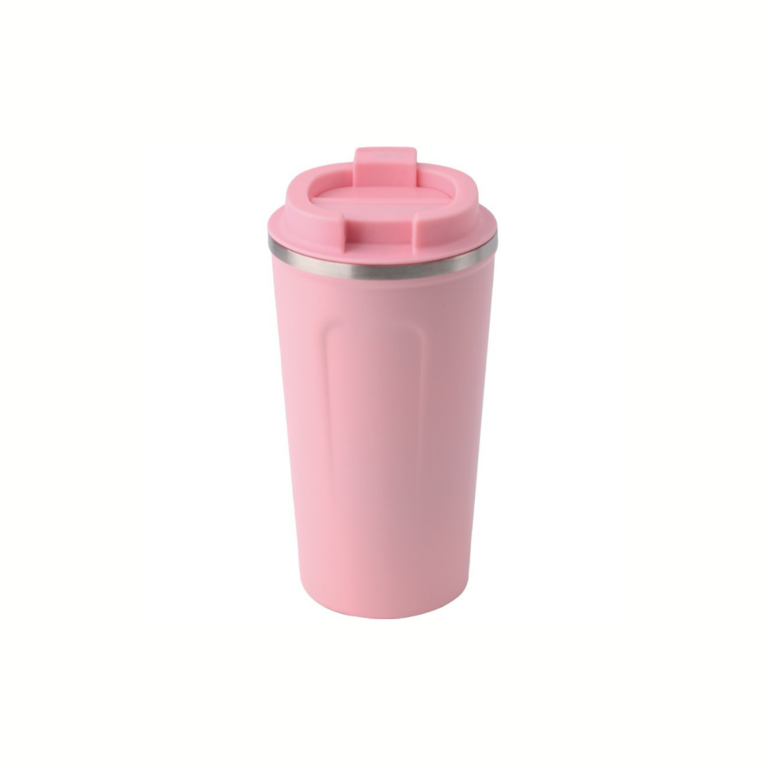 Vaso térmico Tandem 510 ml con tapa hermética color rosa