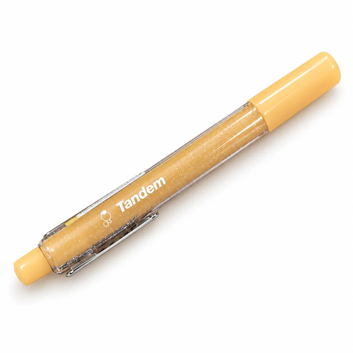 Bolígrafo Tandem fluor con purpurina y aroma color oro