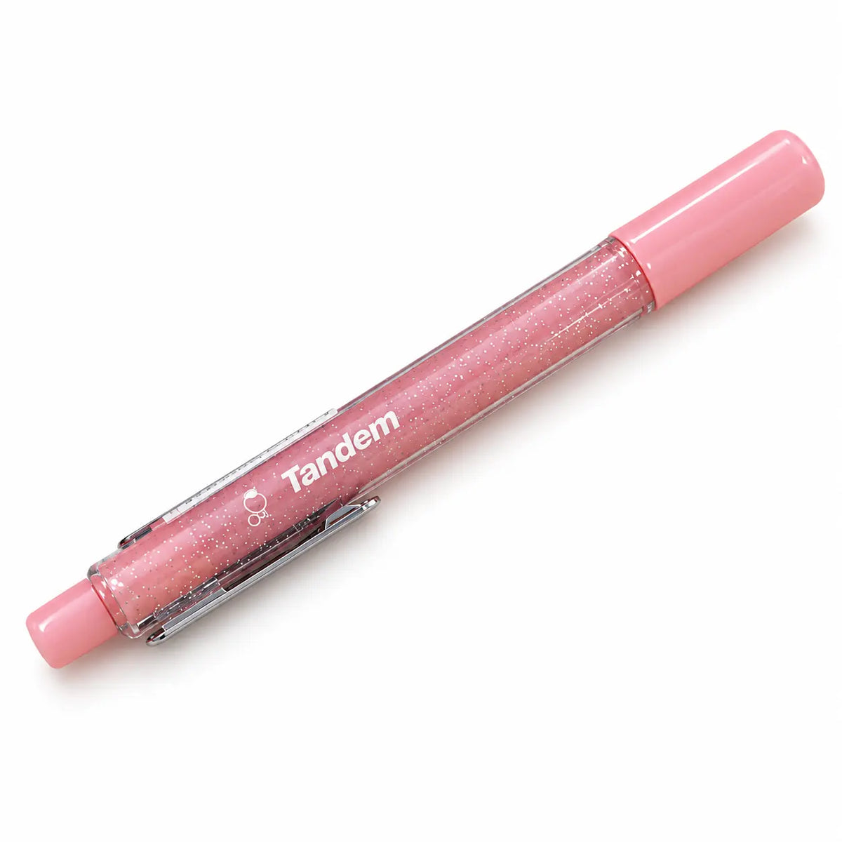Bolígrafo Tandem fluor con purpurina y aroma color rosa intenso